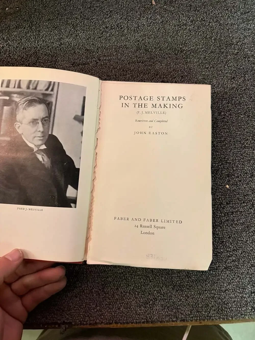 Postage Stamps in the Making by John Easton, Faber & Faber Hardcover